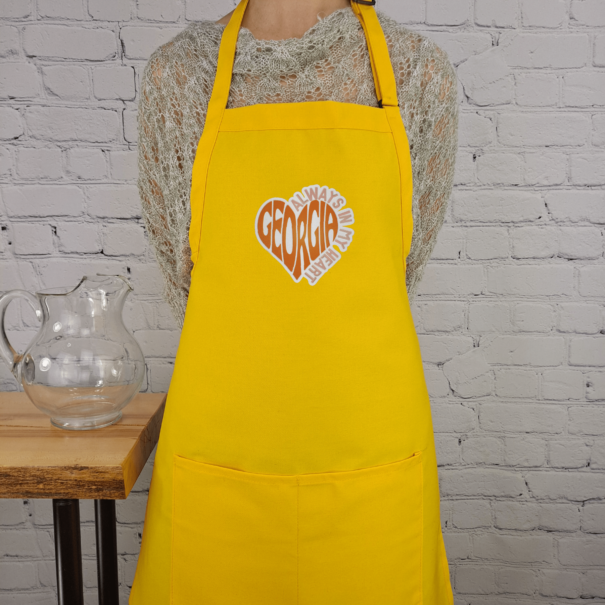 {{product_title}} – {{color}} embroidered kitchen apron
