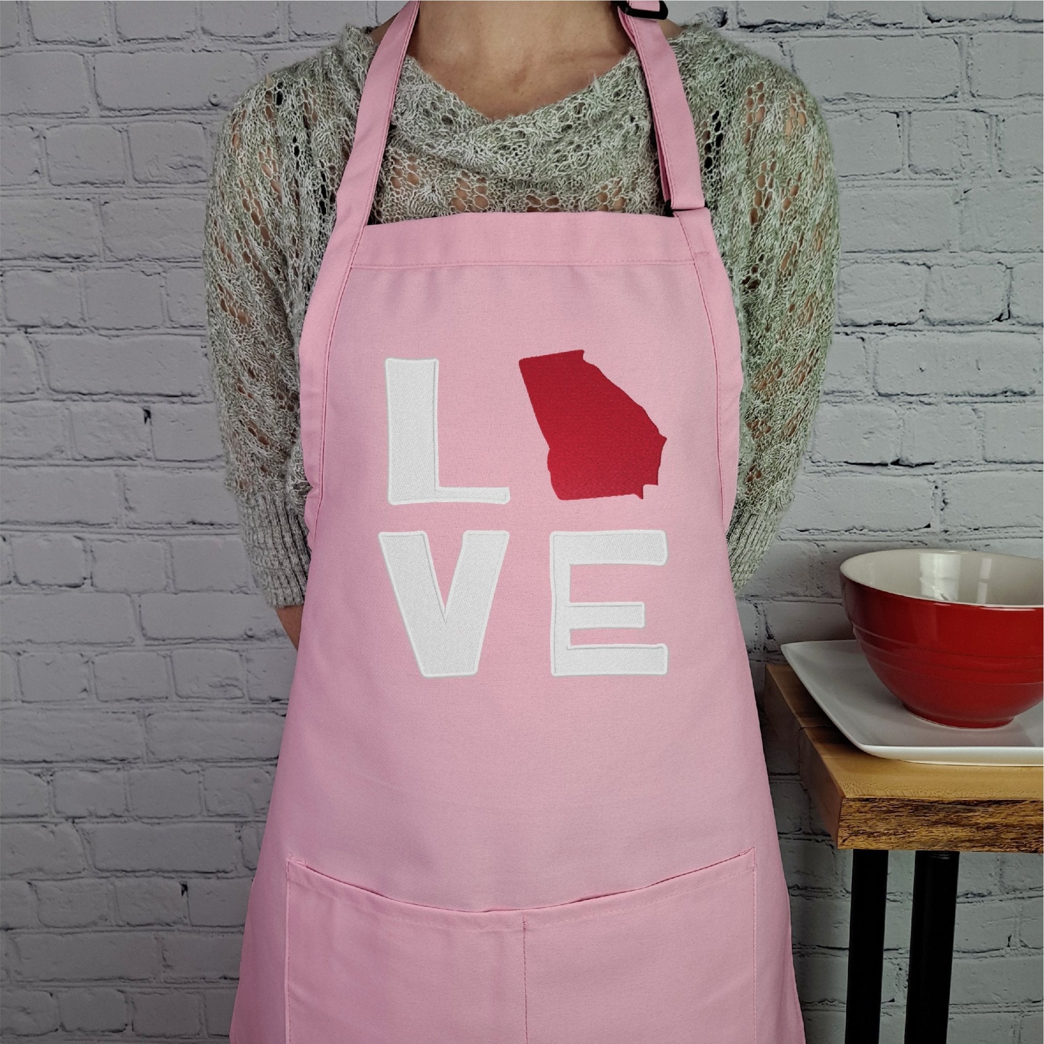 {{product_title}} – {{color}} embroidered kitchen apron