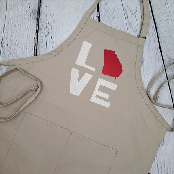{{product_title}} – {{color}} embroidered kitchen apron