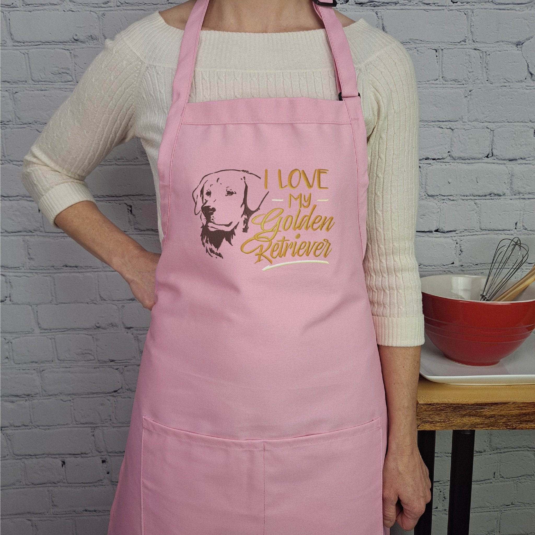 {{product_title}} – {{color}} embroidered kitchen apron
