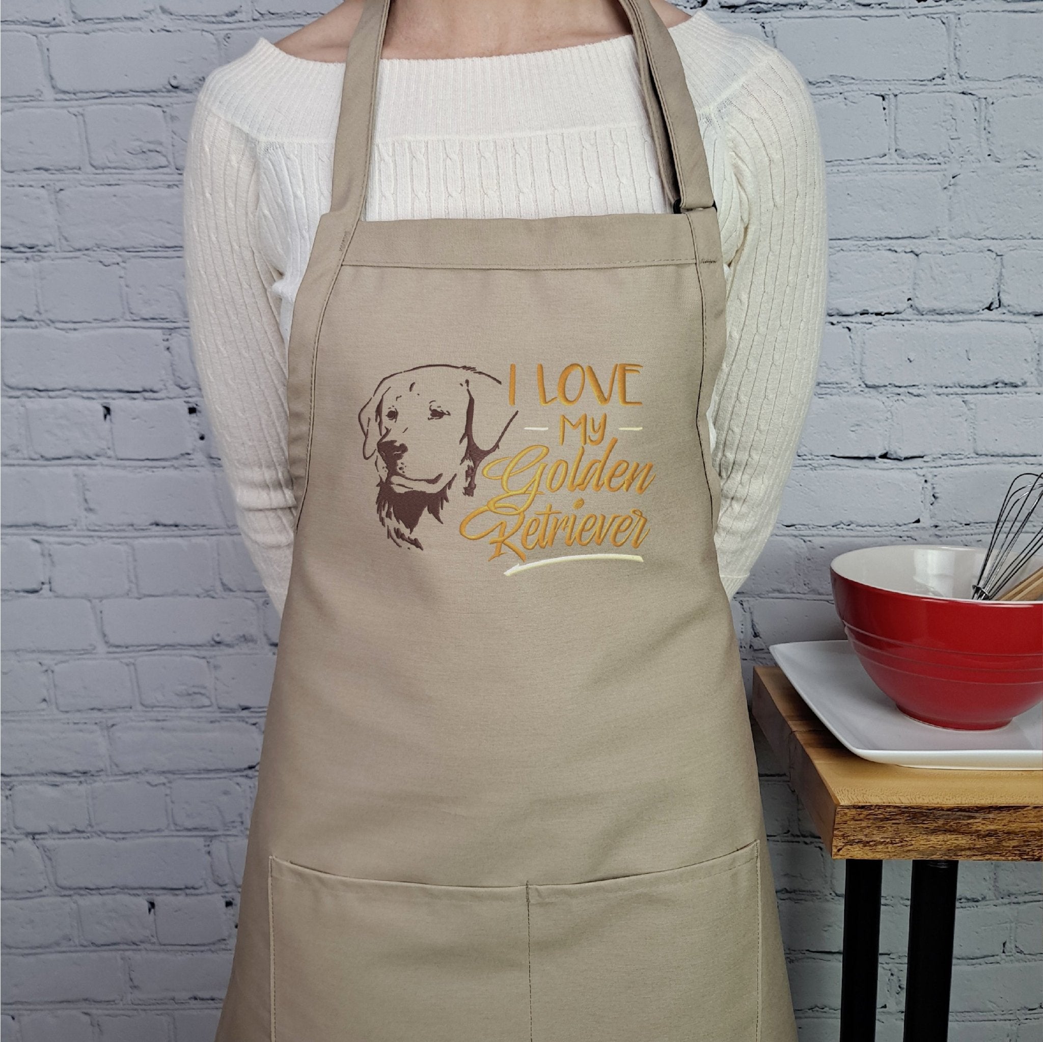{{product_title}} – {{color}} embroidered kitchen apron