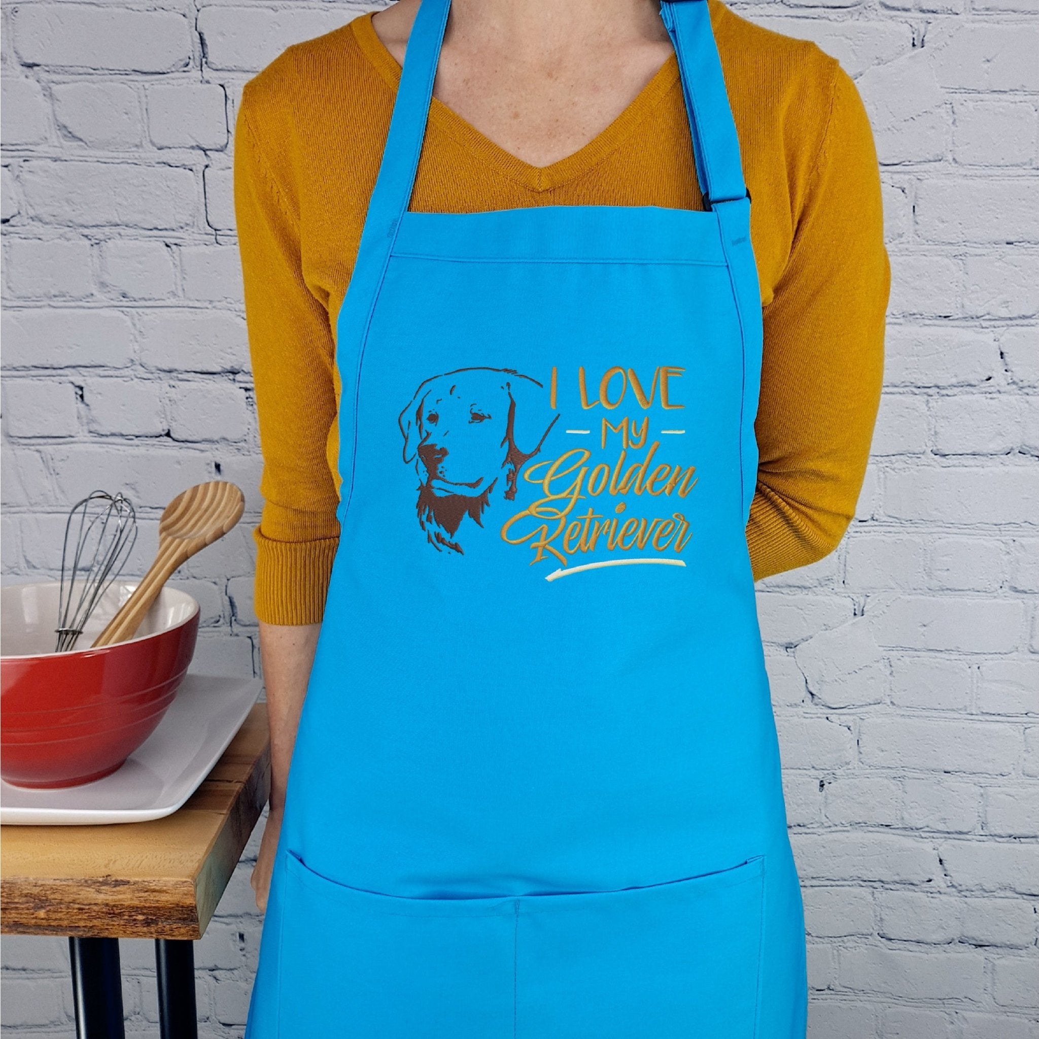 {{product_title}} – {{color}} embroidered kitchen apron