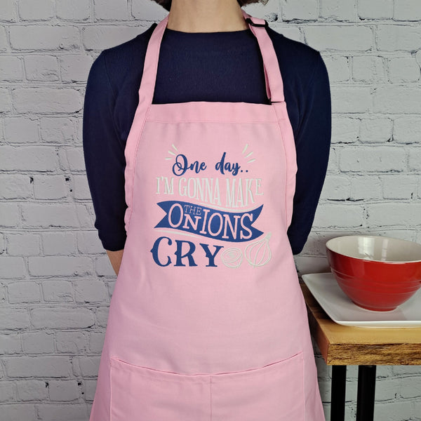 {{product_title}} – {{color}} embroidered kitchen apron