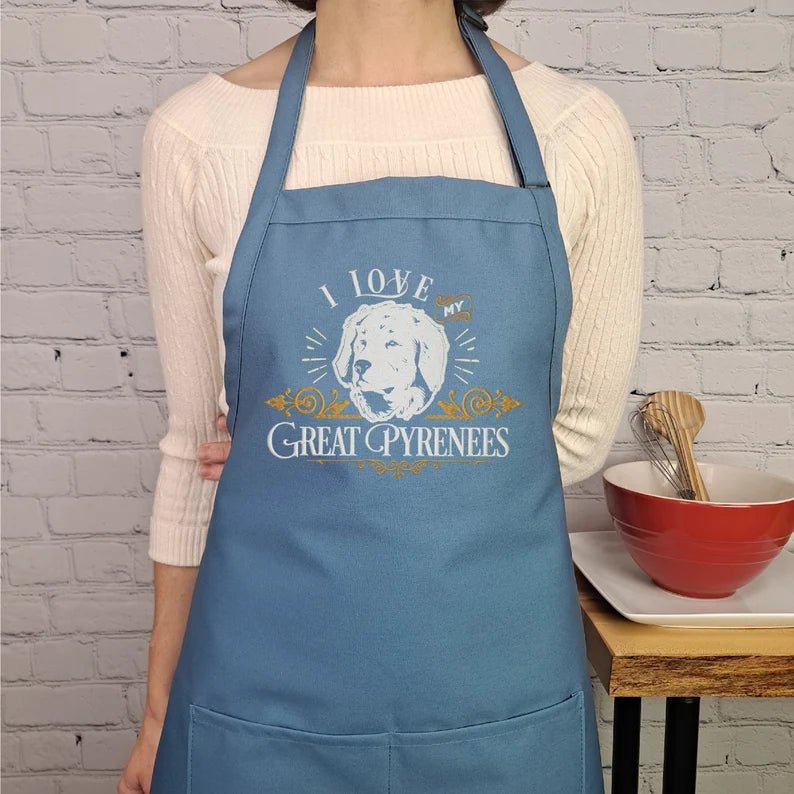 {{product_title}} – {{color}} embroidered kitchen apron