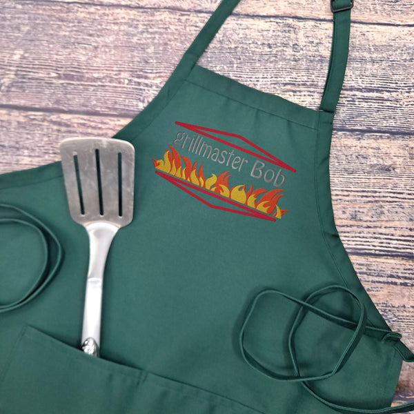 {{product_title}} – {{color}} embroidered kitchen apron