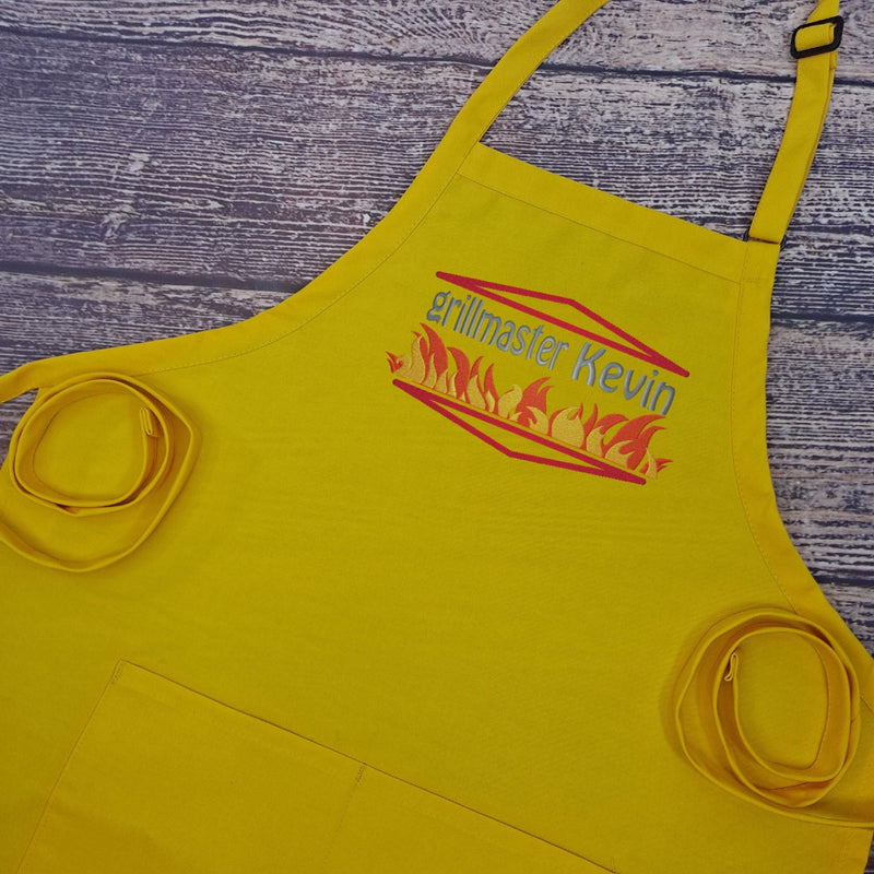 {{product_title}} – {{color}} embroidered kitchen apron
