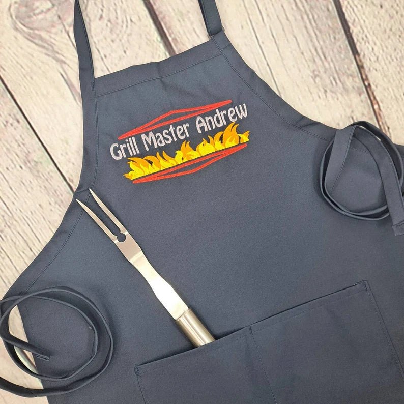 {{product_title}} – {{color}} embroidered kitchen apron