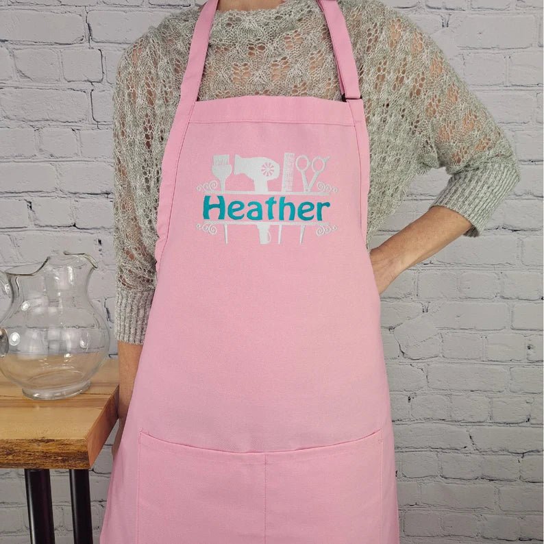 {{product_title}} – {{color}} embroidered kitchen apron