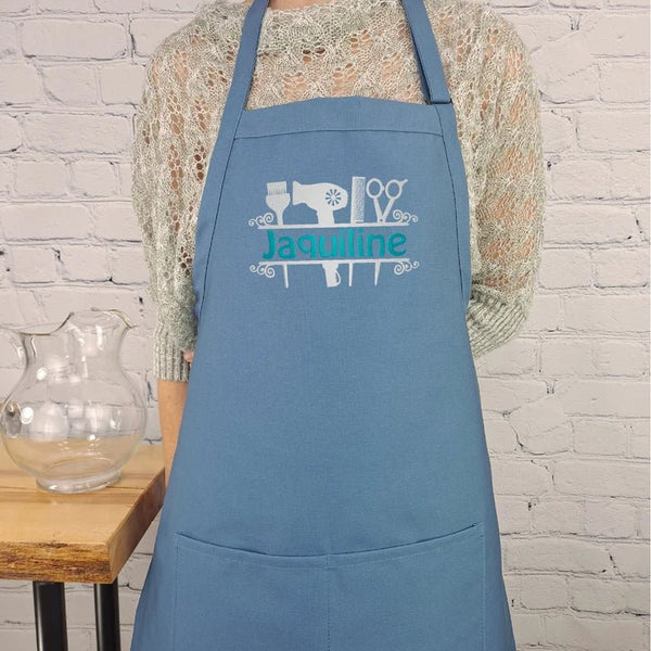 {{product_title}} – {{color}} embroidered kitchen apron