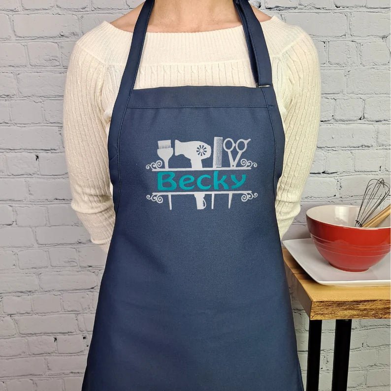 {{product_title}} – {{color}} embroidered kitchen apron