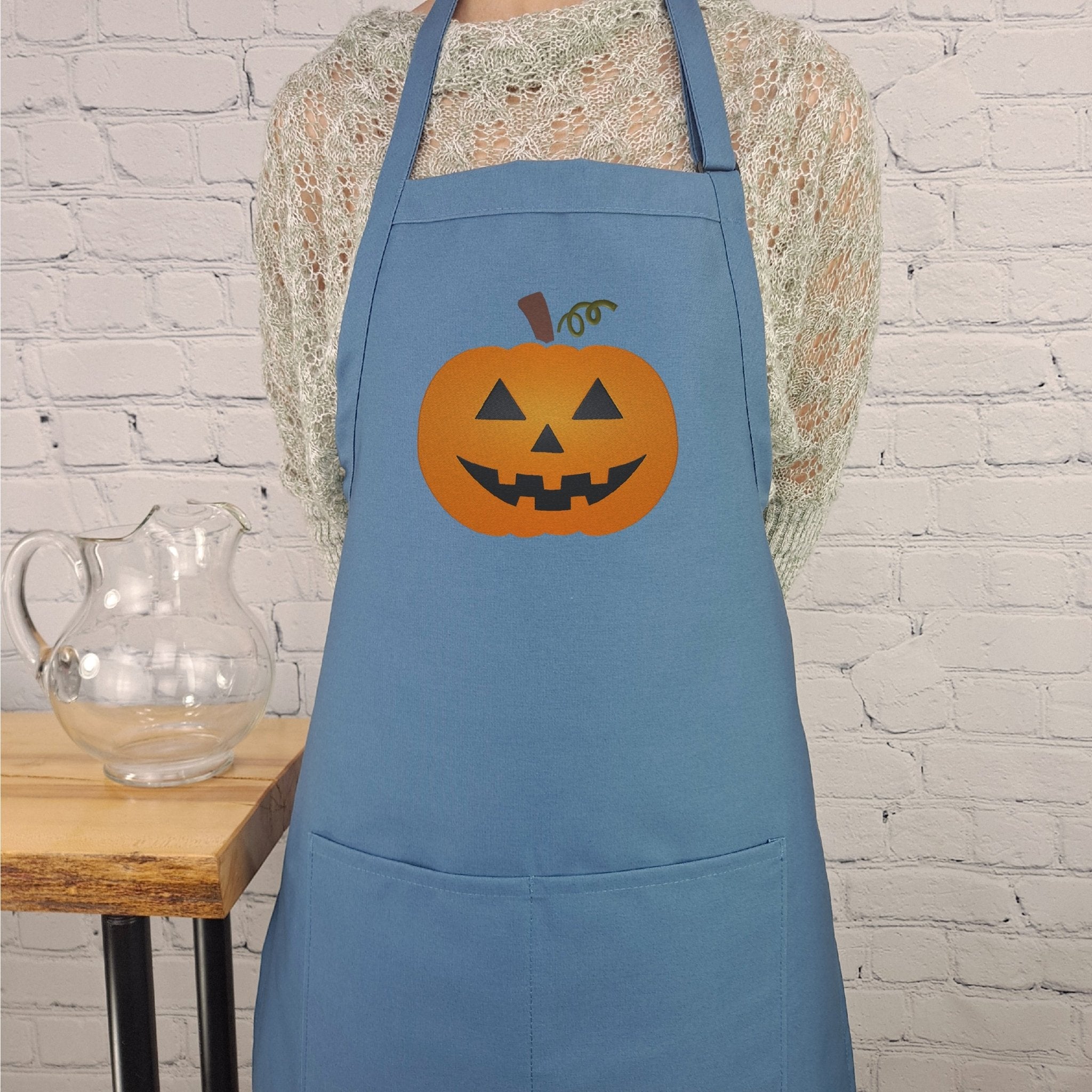 {{product_title}} – {{color}} embroidered kitchen apron