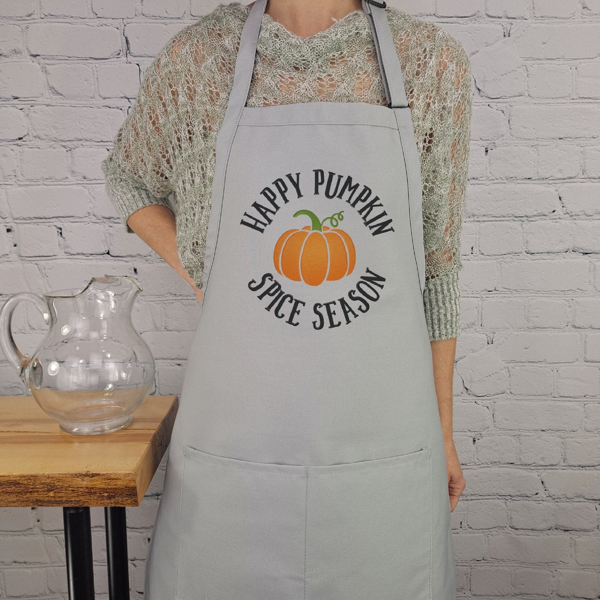 {{product_title}} – {{color}} embroidered kitchen apron