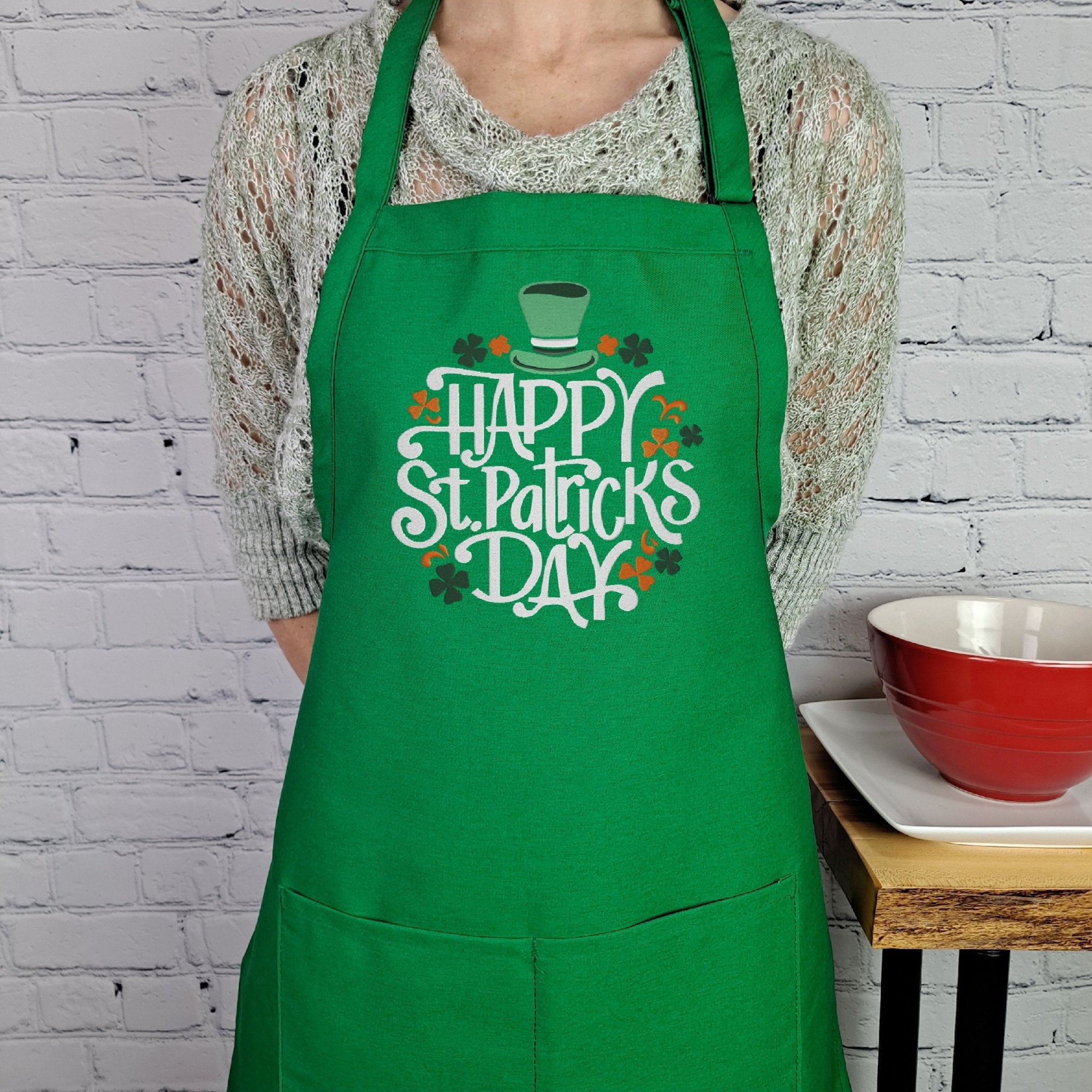 {{product_title}} – {{color}} embroidered kitchen apron