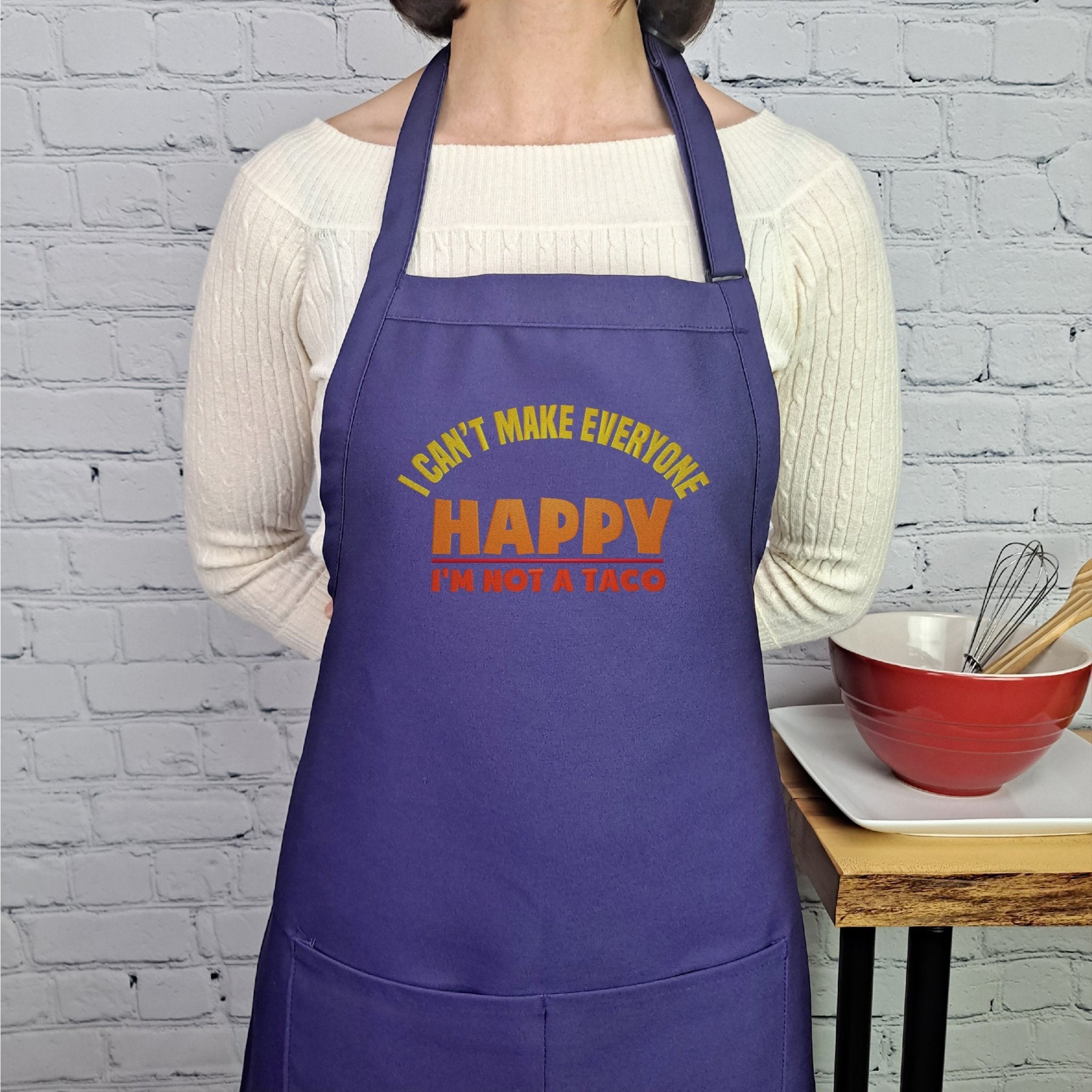 {{product_title}} – {{color}} embroidered kitchen apron