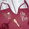 {{product_title}} – {{color}} embroidered kitchen apron