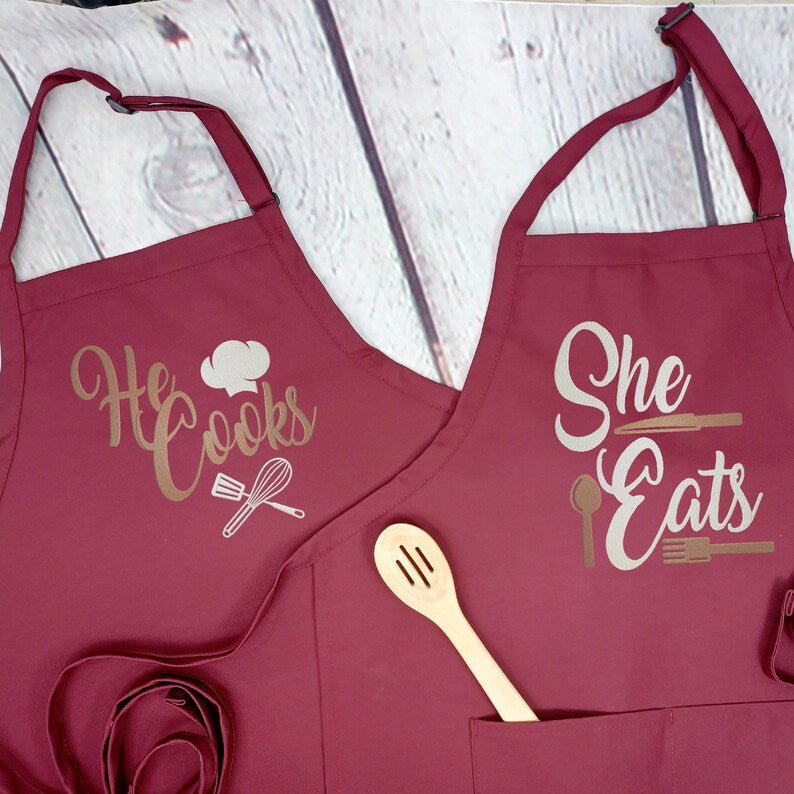 {{product_title}} – {{color}} embroidered kitchen apron