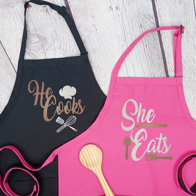 {{product_title}} – {{color}} embroidered kitchen apron