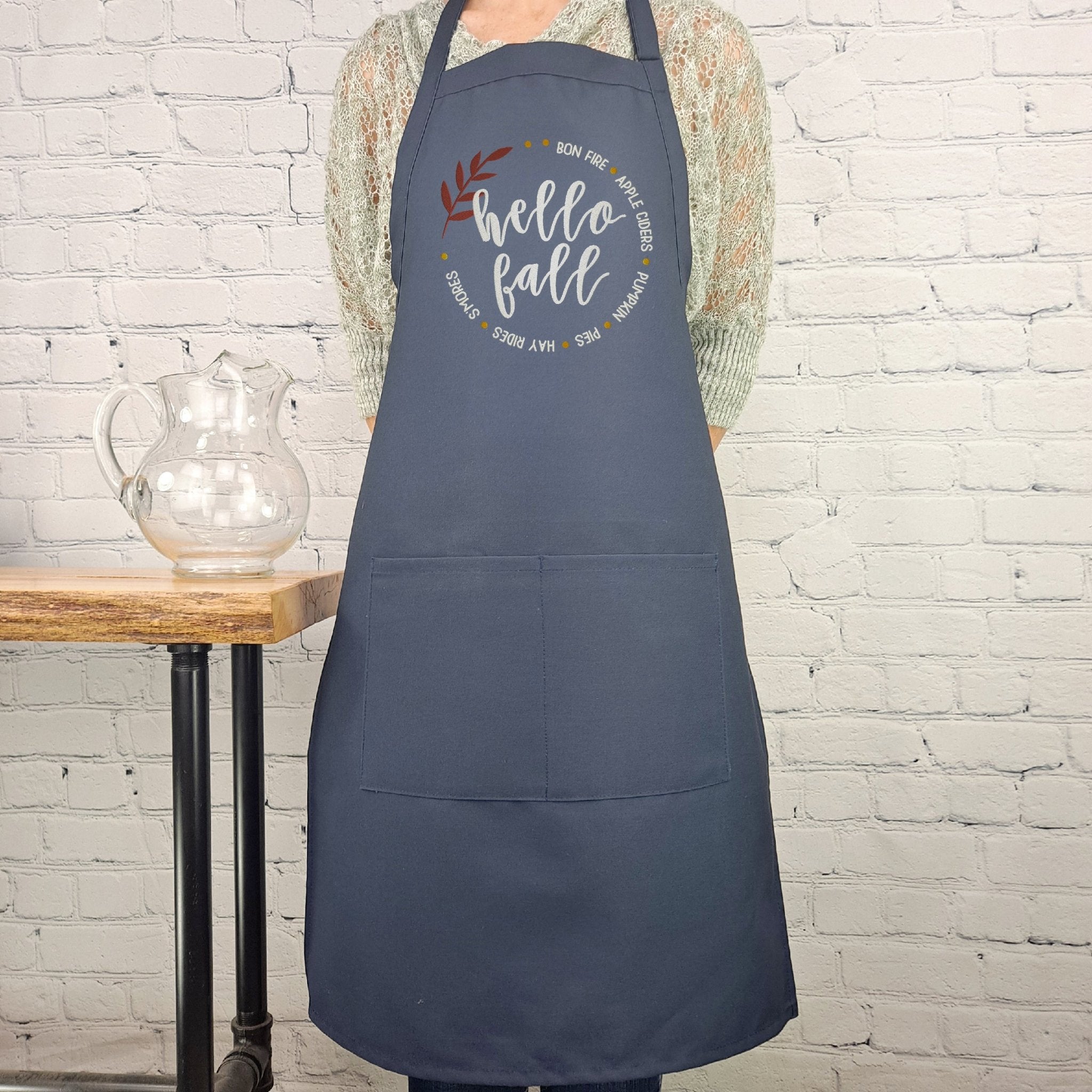 {{product_title}} – {{color}} embroidered kitchen apron