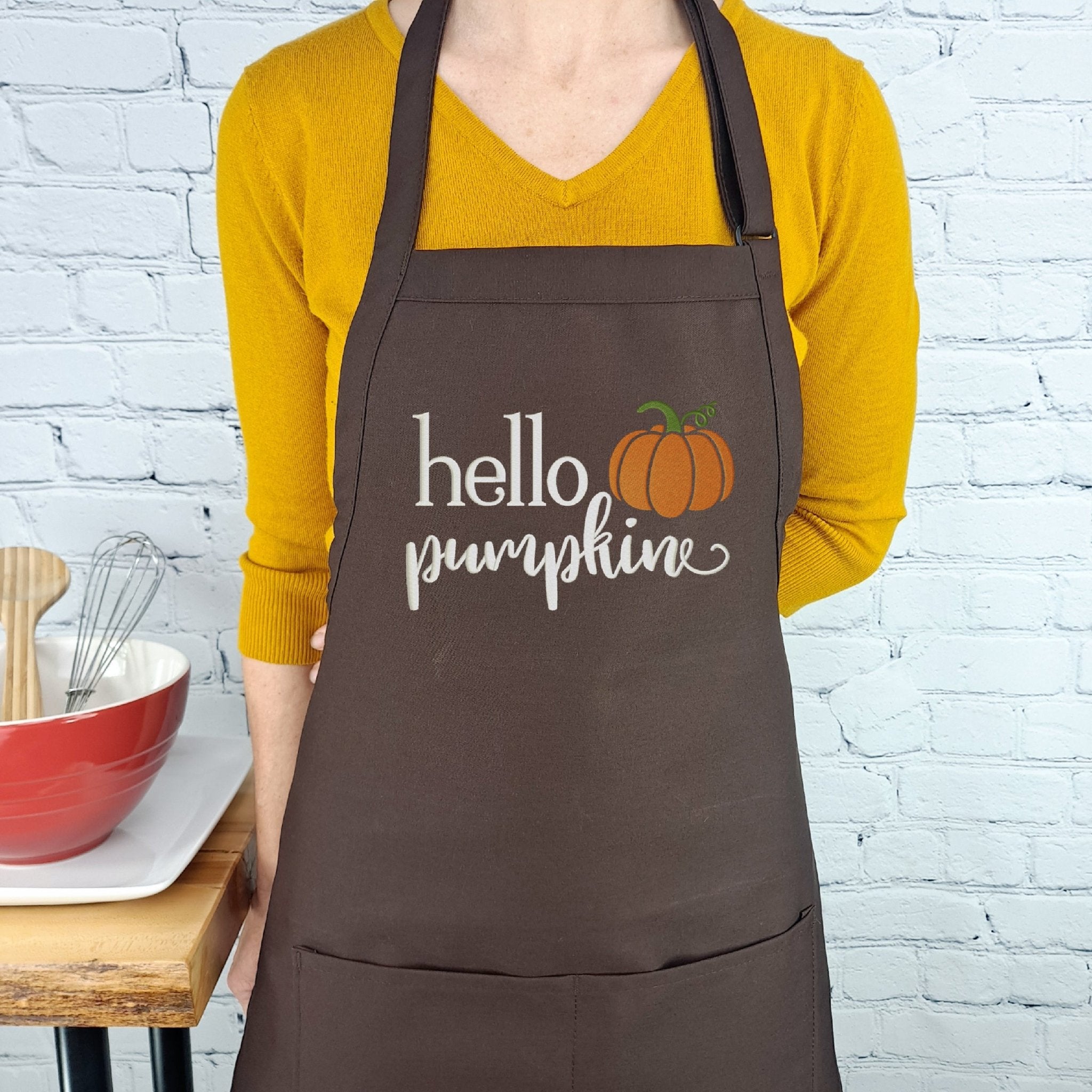 {{product_title}} – {{color}} embroidered kitchen apron