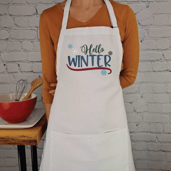 {{product_title}} – {{color}} embroidered kitchen apron
