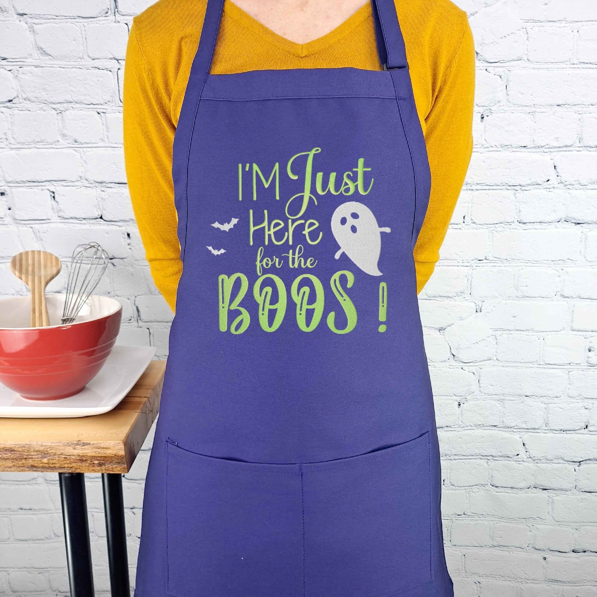 {{product_title}} – {{color}} embroidered kitchen apron