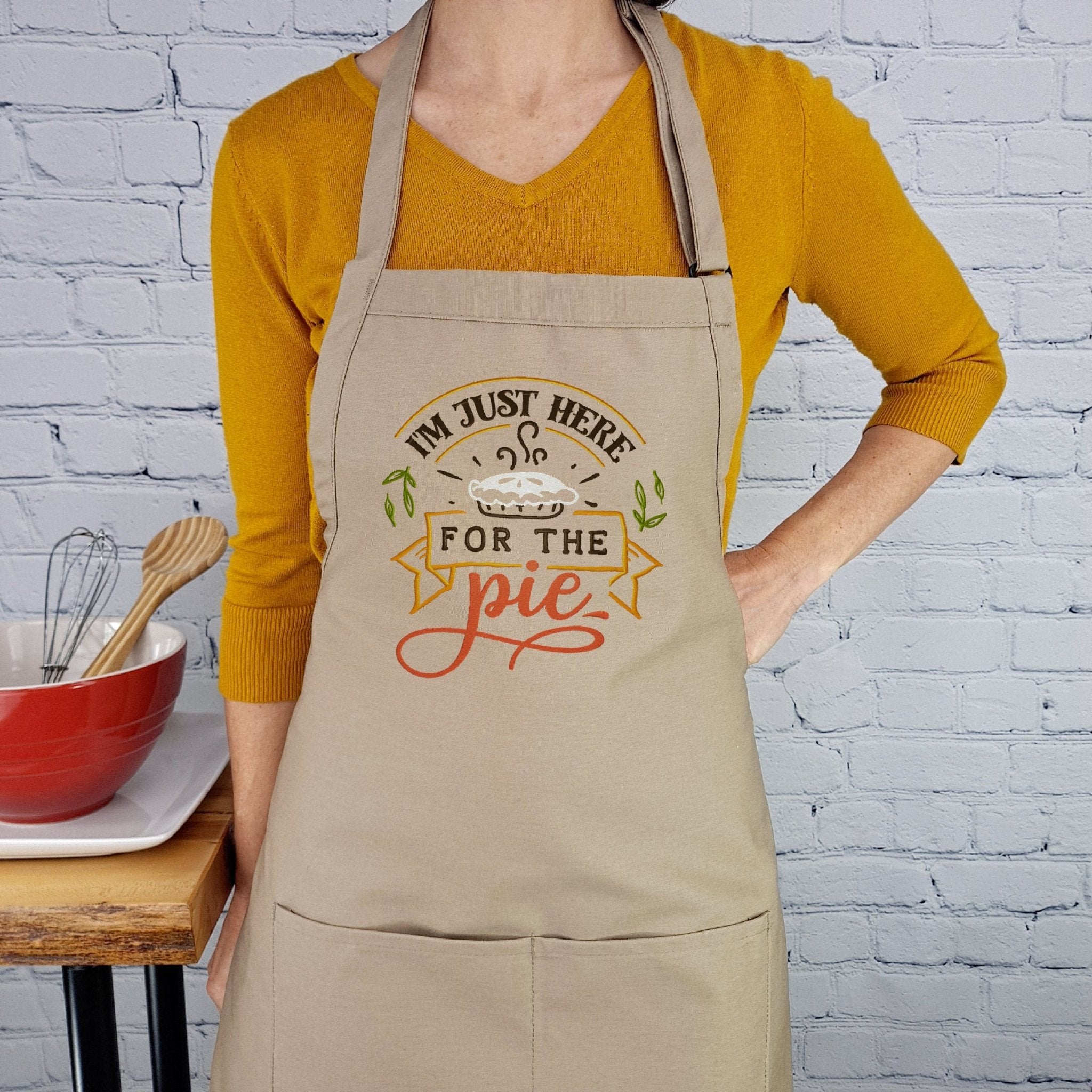 {{product_title}} – {{color}} embroidered kitchen apron