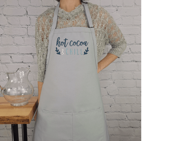 {{product_title}} – {{color}} embroidered kitchen apron