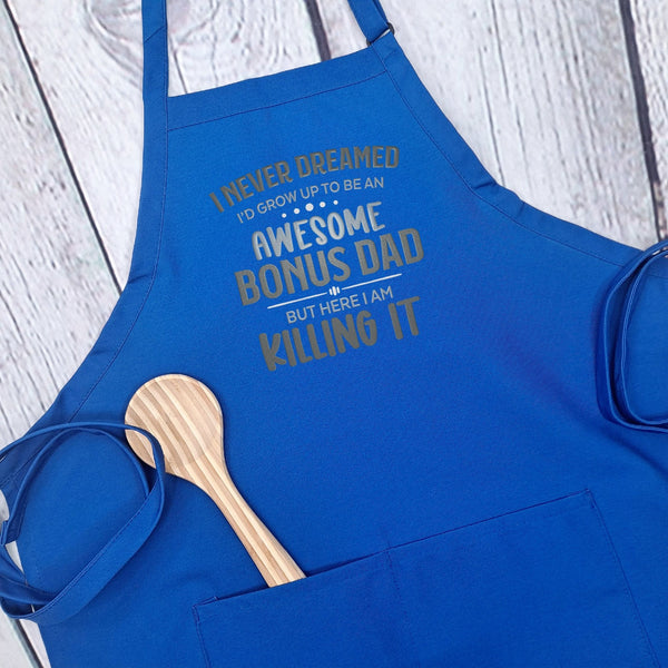 {{product_title}} – {{color}} embroidered kitchen apron