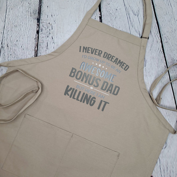 {{product_title}} – {{color}} embroidered kitchen apron