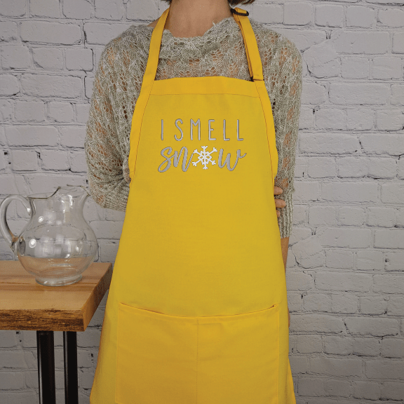 {{product_title}} – {{color}} embroidered kitchen apron