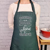 Funny apron Baking is my Super power kitchen baking apron embroidered great gift for friend