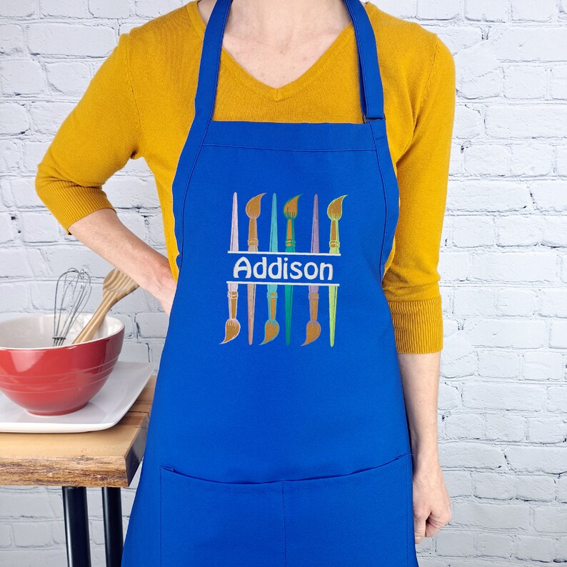 Paint Brush Art Apron