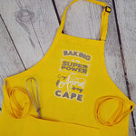 Funny apron Baking is my Super power kitchen baking apron embroidered great gift for friend