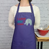 Valentine apron I love you a ton Valentines day elephant apron