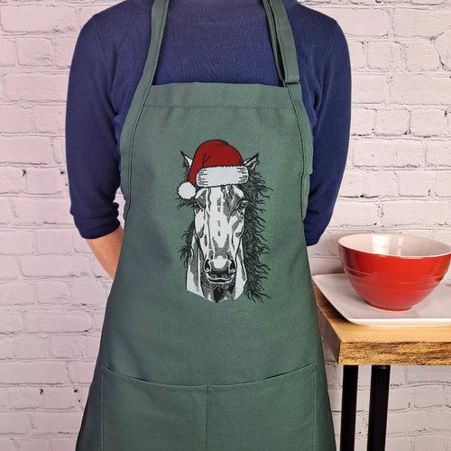 Festive Santa Horse