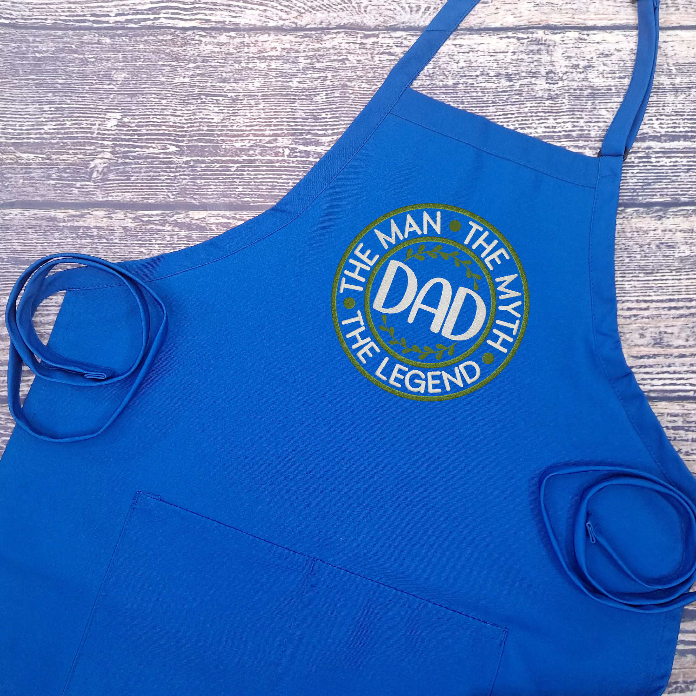 Embroidered Dad Apron: The Man, The Myth, The Legend