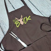 Her Buck Embroidered Apron | Hunting Gift