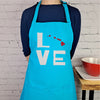Embroidered Hawaii Apron: Island Love Gift