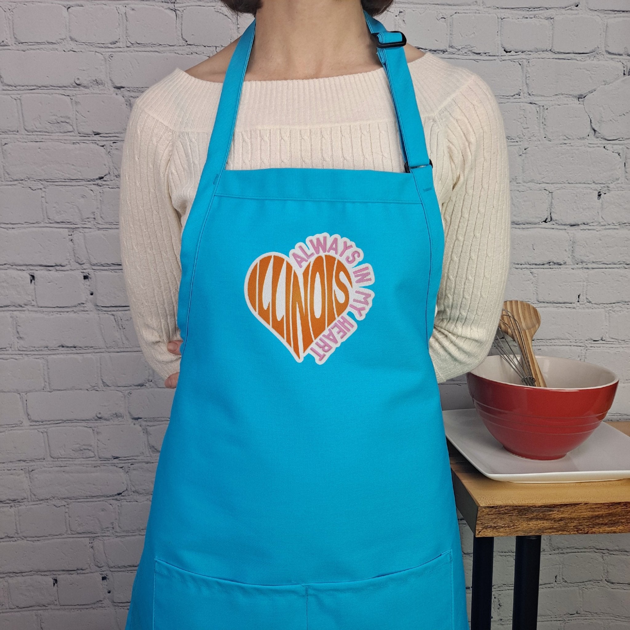 {{product_title}} – {{color}} embroidered kitchen apron