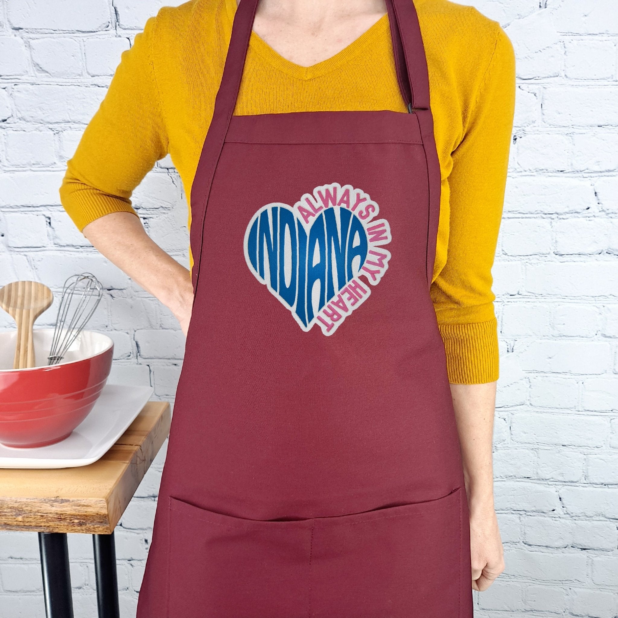 {{product_title}} – {{color}} embroidered kitchen apron