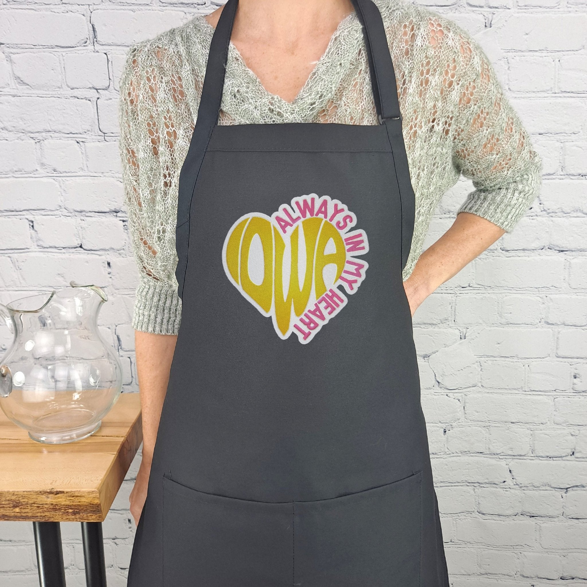 {{product_title}} – {{color}} embroidered kitchen apron