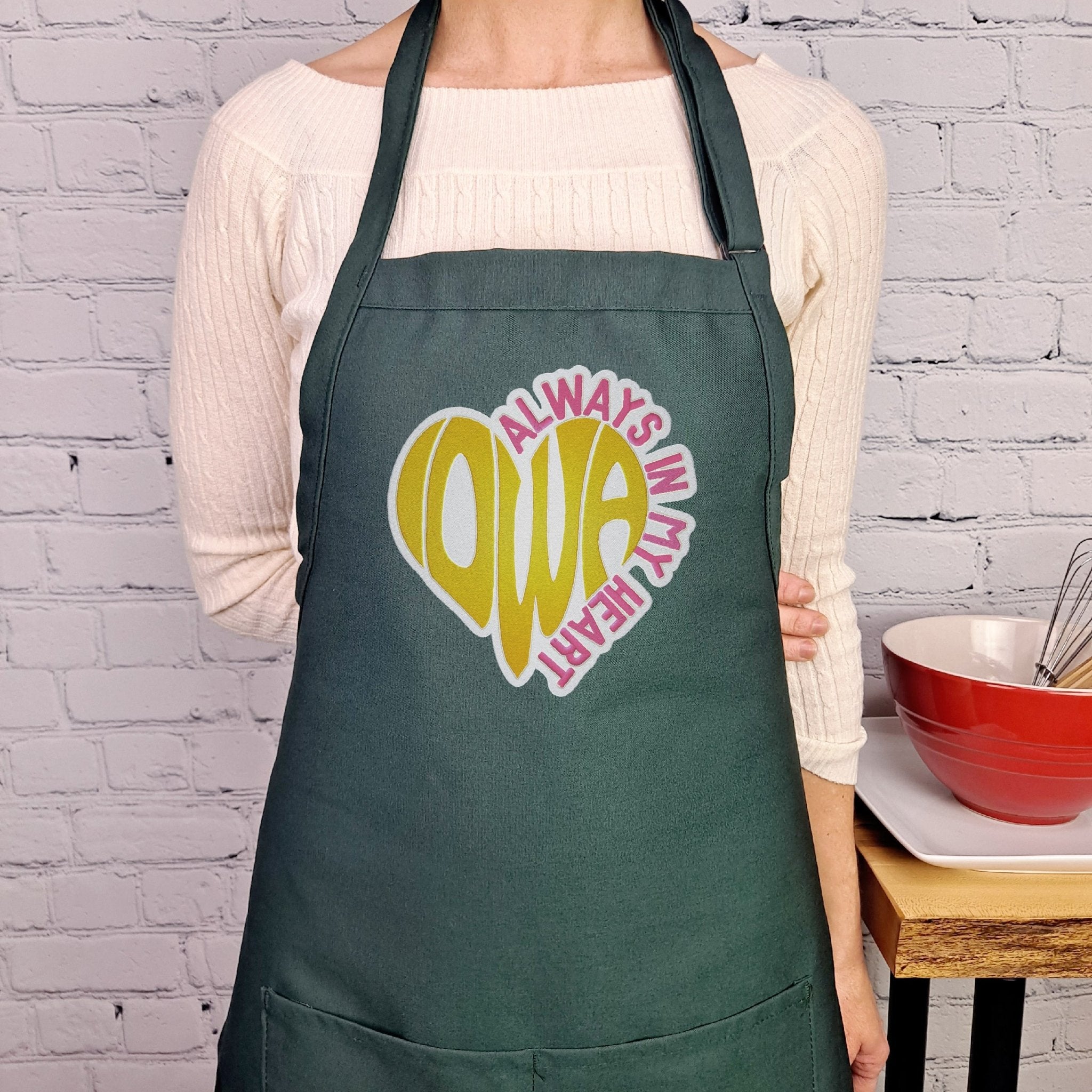 {{product_title}} – {{color}} embroidered kitchen apron