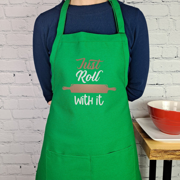 {{product_title}} – {{color}} embroidered kitchen apron