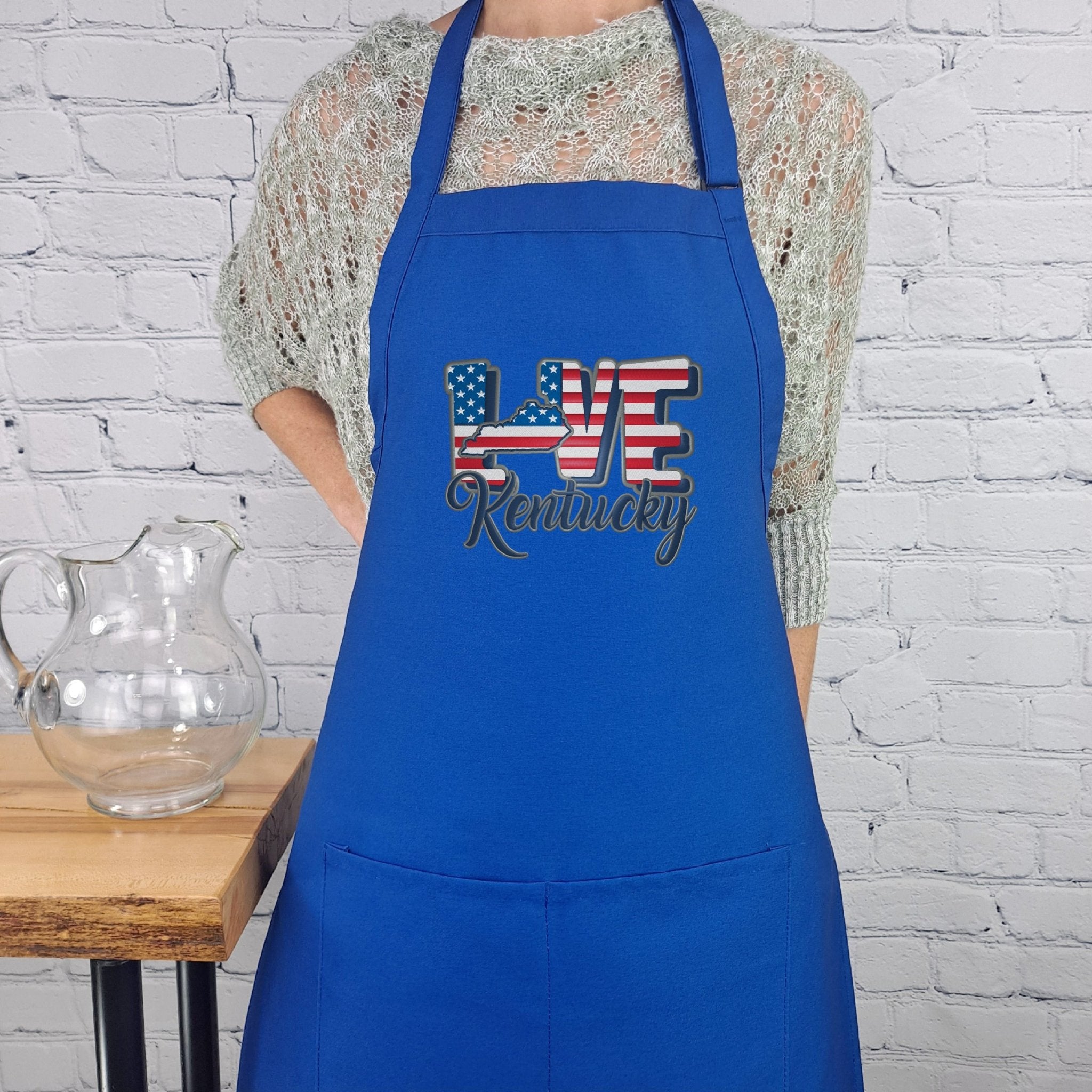 {{product_title}} – {{color}} embroidered kitchen apron
