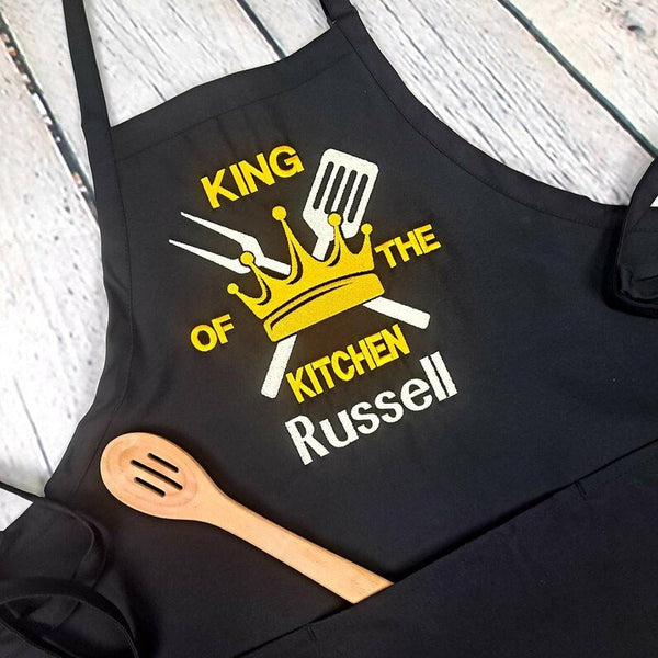 {{product_title}} – {{color}} embroidered kitchen apron