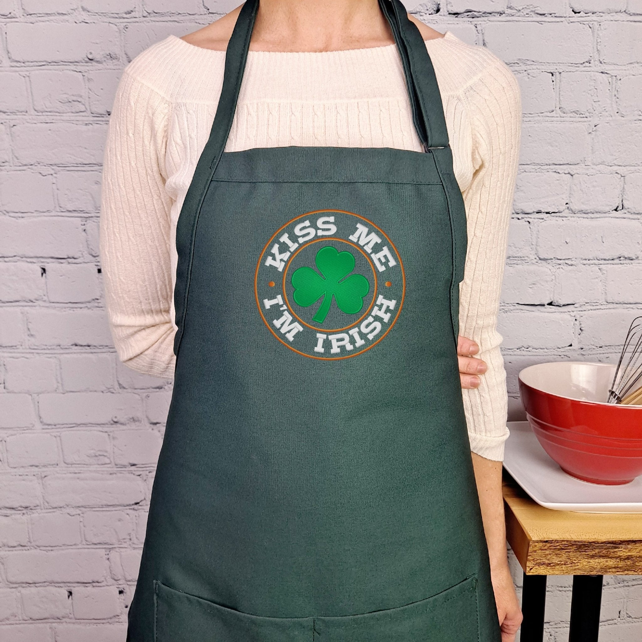 {{product_title}} – {{color}} embroidered kitchen apron
