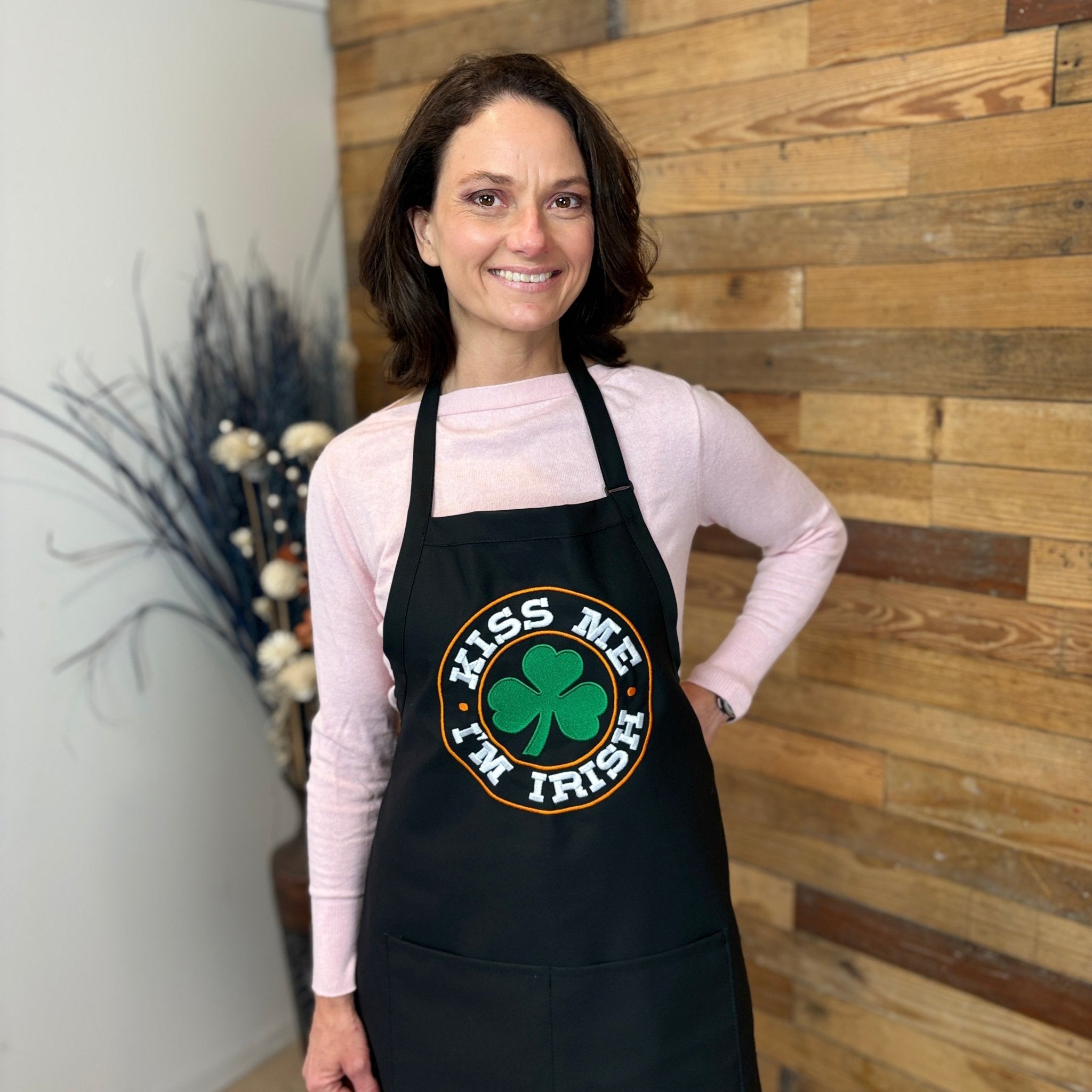 {{product_title}} – {{color}} embroidered kitchen apron