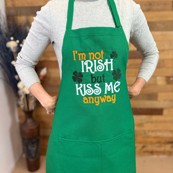 {{product_title}} – {{color}} embroidered kitchen apron