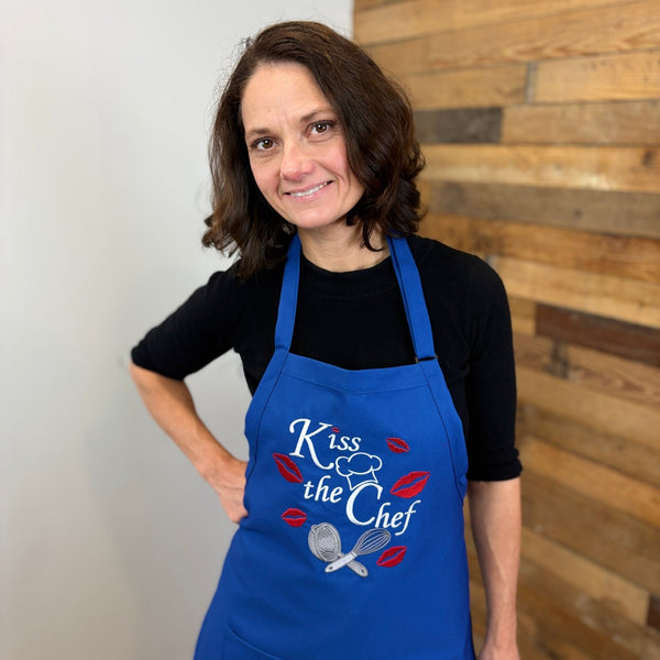 {{product_title}} – {{color}} embroidered kitchen apron