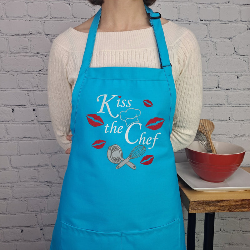 {{product_title}} – {{color}} embroidered kitchen apron